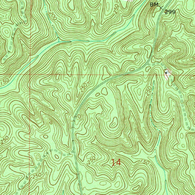 United States Geological Survey Ararat, AL (1971, 24000-Scale) digital map