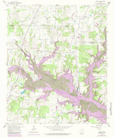 United States Geological Survey Arbala, TX (1958, 24000-Scale) digital map