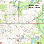 United States Geological Survey Arbor Hill, IA (1983, 24000-Scale) digital map
