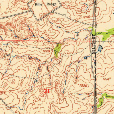 United States Geological Survey Arbuckle Hill, OK (1949, 24000-Scale) digital map