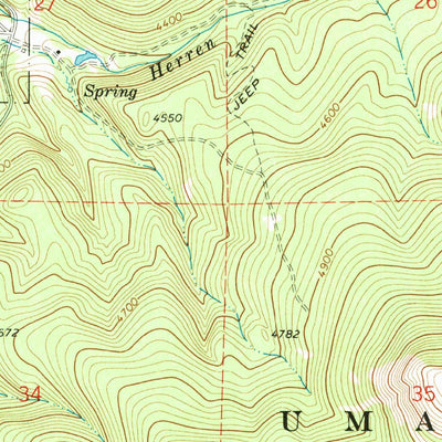United States Geological Survey Arbuckle Mountain, OR (1969, 24000-Scale) digital map