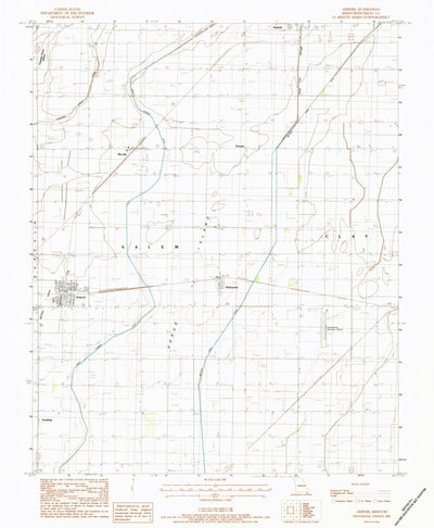 United States Geological Survey Arbyrd, MO (1983, 24000-Scale) digital map