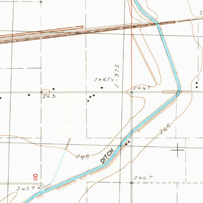 United States Geological Survey Arbyrd, MO (1983, 24000-Scale) digital map
