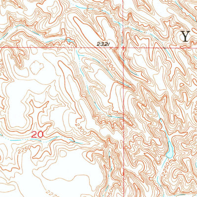 United States Geological Survey Arcadia East, NE (1951, 24000-Scale) digital map