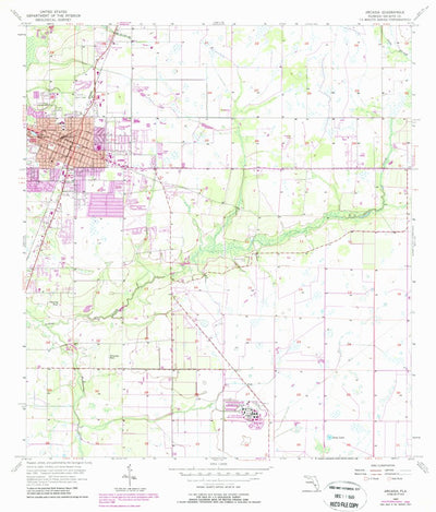 United States Geological Survey Arcadia, FL (1957, 24000-Scale) digital map