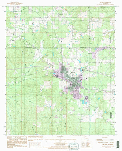 United States Geological Survey Arcadia, LA (1994, 24000-Scale) digital map