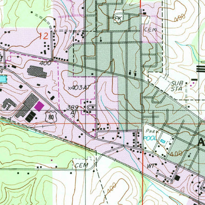 United States Geological Survey Arcadia, LA (1994, 24000-Scale) digital map