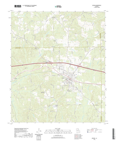 United States Geological Survey Arcadia, LA (2020, 24000-Scale) digital map
