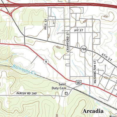 United States Geological Survey Arcadia, LA (2020, 24000-Scale) digital map