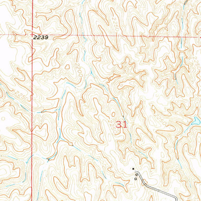 United States Geological Survey Arcadia SE, NE (1951, 24000-Scale) digital map