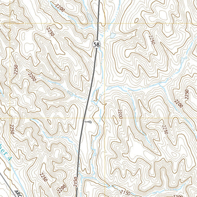 United States Geological Survey Arcadia SE, NE (2021, 24000-Scale) digital map