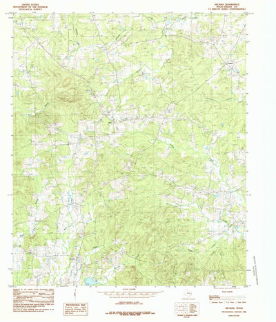 United States Geological Survey Arcadia, TX (1984, 24000-Scale) digital map