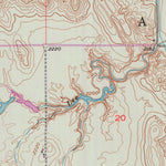 United States Geological Survey Arcadia West, NE (1951, 24000-Scale) digital map