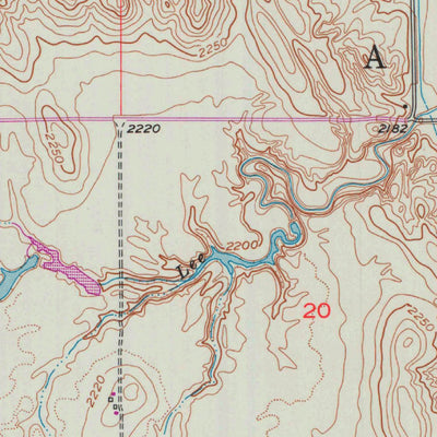 United States Geological Survey Arcadia West, NE (1951, 24000-Scale) digital map