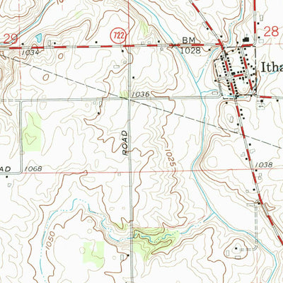 United States Geological Survey Arcanum, OH (1961, 24000-Scale) digital map
