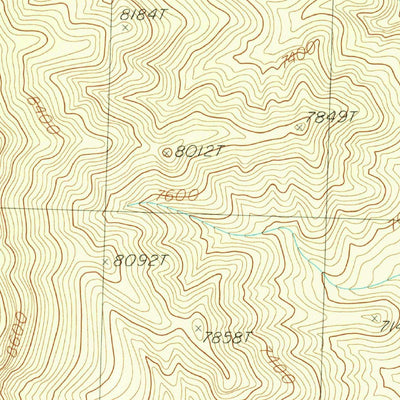 United States Geological Survey Arch Canyon, NV (1987, 24000-Scale) digital map