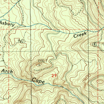 United States Geological Survey Arch Cape, OR (1985, 24000-Scale) digital map
