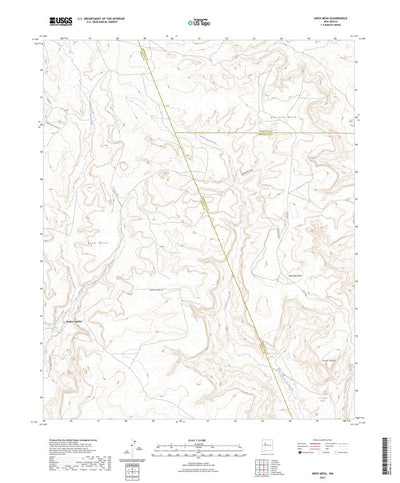 United States Geological Survey Arch Mesa, NM (2023, 24000-Scale) digital map