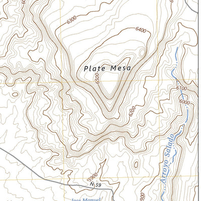 United States Geological Survey Arch Mesa, NM (2023, 24000-Scale) digital map