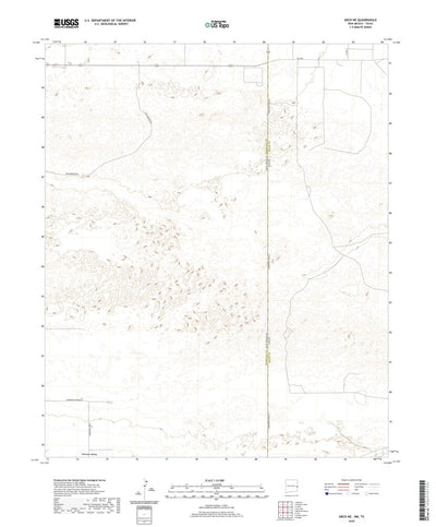 United States Geological Survey Arch NE, NM (2020, 24000-Scale) digital map