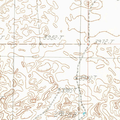 United States Geological Survey Arch NE, NM-TX (1985, 24000-Scale) digital map