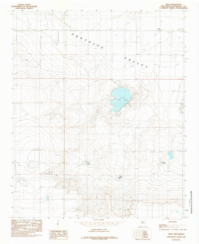 United States Geological Survey Arch, NM (1985, 24000-Scale) digital map