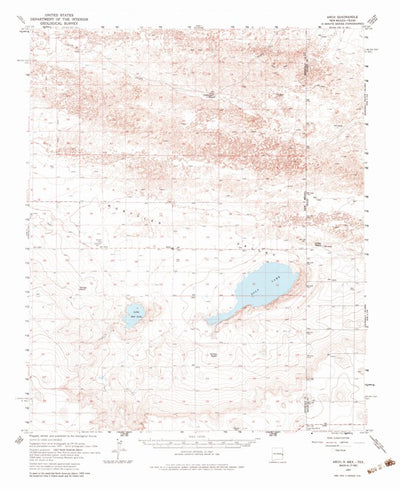 United States Geological Survey Arch, NM-TX (1957, 62500-Scale) digital map