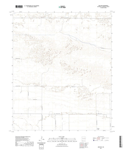 United States Geological Survey Arch NW, NM (2023, 24000-Scale) digital map