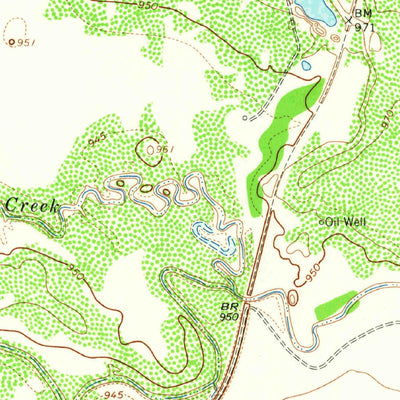 United States Geological Survey Archer City NE, TX (1963, 24000-Scale) digital map
