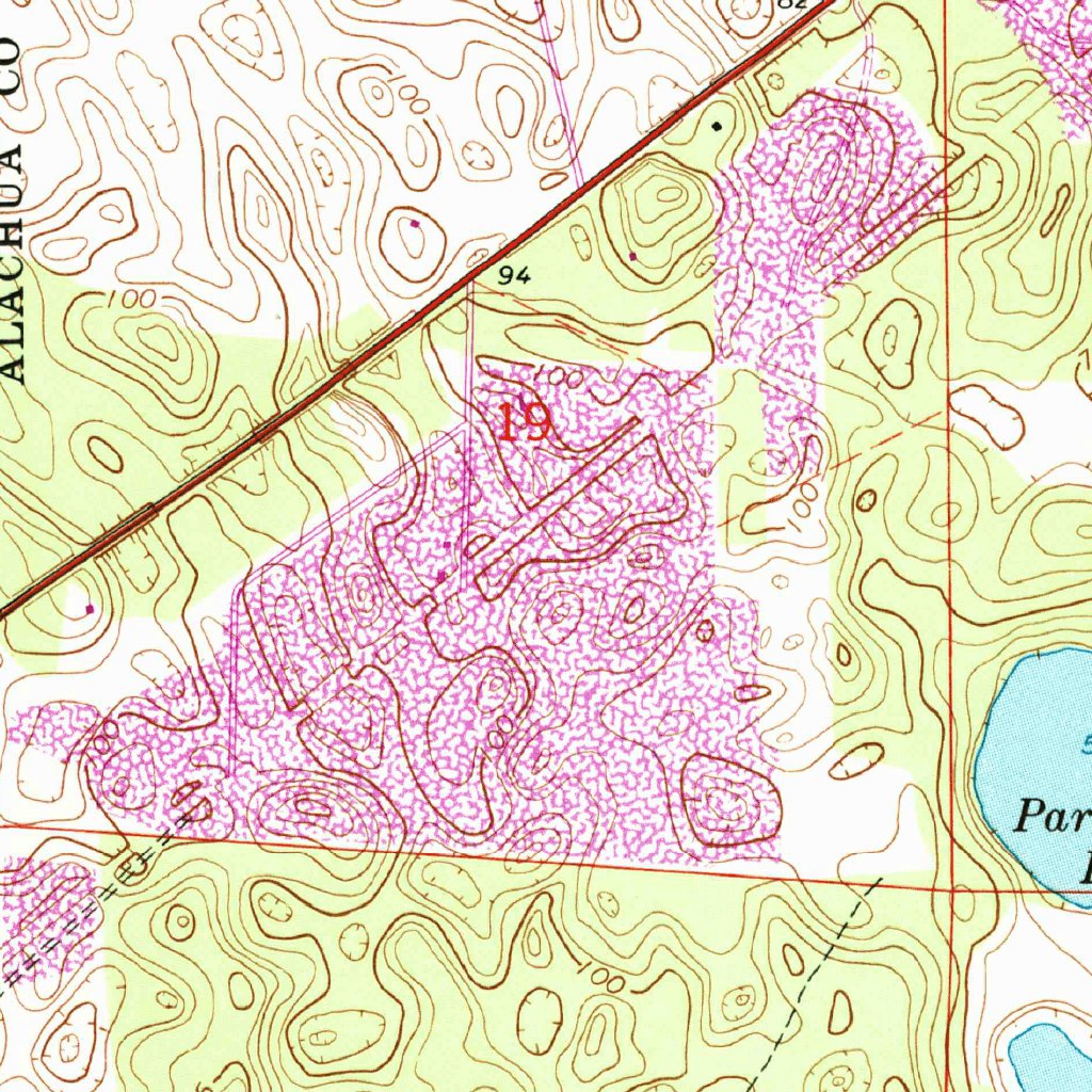 Archer FL 1968 24000 Scale - United States Geological Survey Archer Fl 1968 24000 Scale Digital Map 37050264125596 