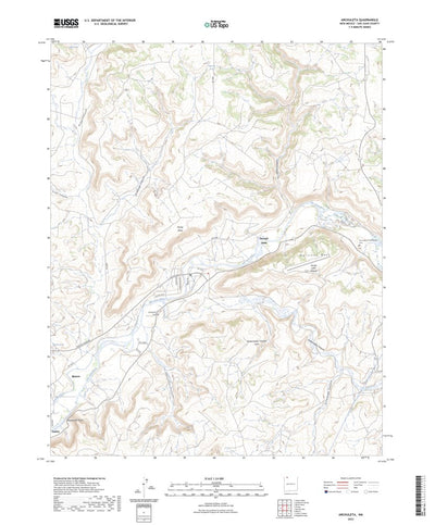 United States Geological Survey Archuleta, NM (2023, 24000-Scale) digital map