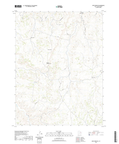 United States Geological Survey Archy Bench SE, UT (2020, 24000-Scale) digital map