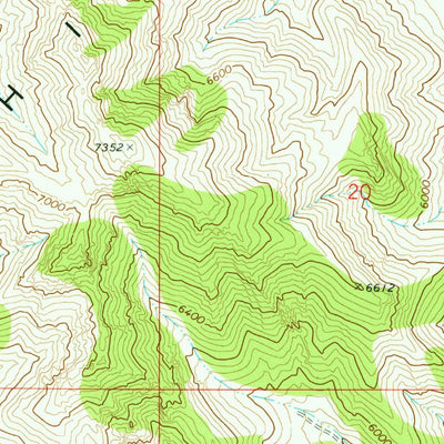 United States Geological Survey Arco Hills, ID (1972, 24000-Scale) digital map