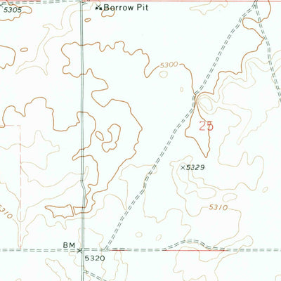 United States Geological Survey Arco South, ID (1972, 24000-Scale) digital map