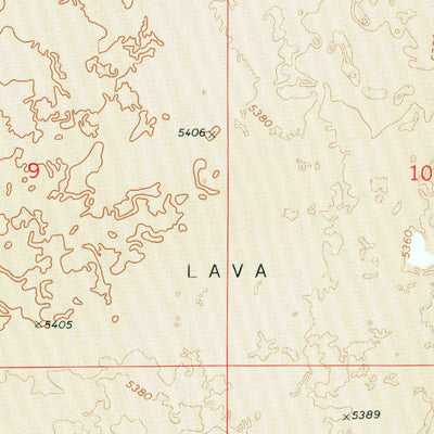 United States Geological Survey Arco South, ID (1972, 24000-Scale) digital map