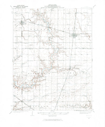 United States Geological Survey Arcola, IL (1935, 62500-Scale) digital map
