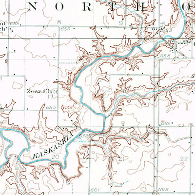 United States Geological Survey Arcola, IL (1935, 62500-Scale) digital map