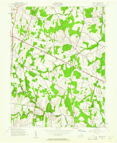 United States Geological Survey Arcola, VA (1943, 24000-Scale) digital map