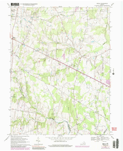 United States Geological Survey Arcola, VA (1968, 24000-Scale) digital map