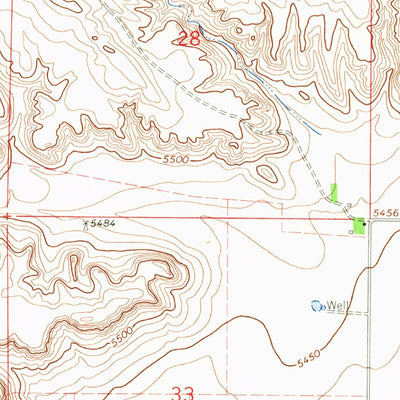 United States Geological Survey Arcola, WY-CO (1963, 24000-Scale) digital map