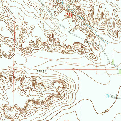 United States Geological Survey Arcola, WY-CO (1991, 24000-Scale) digital map