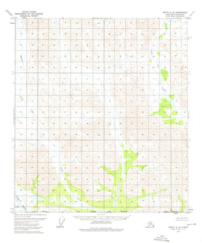 United States Geological Survey Arctic A-5, AK (1972, 63360-Scale) digital map