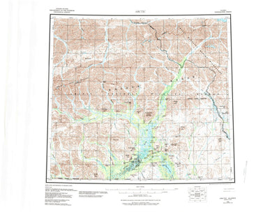 United States Geological Survey Arctic, AK (1956, 250000-Scale) digital map