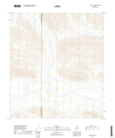 United States Geological Survey Arctic B-4 NE, AK (2018, 25000-Scale) digital map