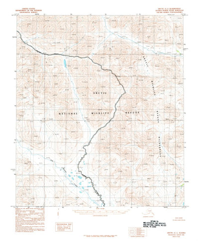 United States Geological Survey Arctic C-1, AK (1983, 63360-Scale) digital map
