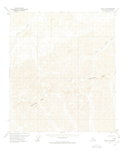 United States Geological Survey Arctic C-5, AK (1971, 63360-Scale) digital map