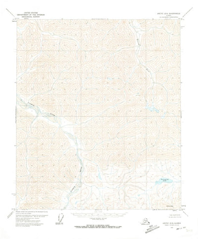 United States Geological Survey Arctic D-5, AK (1971, 63360-Scale) digital map