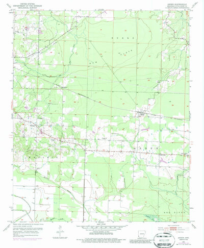 United States Geological Survey Arden, AR (1951, 24000-Scale) digital map