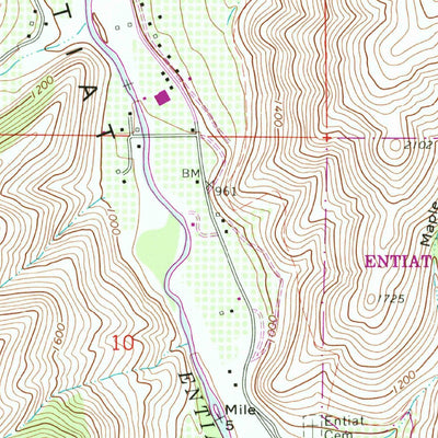 United States Geological Survey Ardenvoir, WA (1968, 24000-Scale) digital map