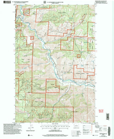 United States Geological Survey Ardenvoir, WA (2003, 24000-Scale) digital map